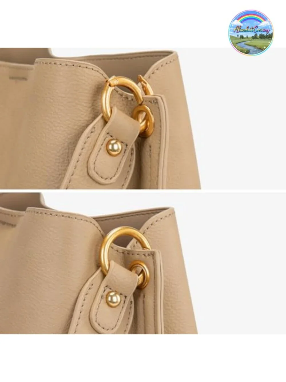 Medium Hobo Bag for Women, 3 Compartments PU Leather Shoulder Purse with